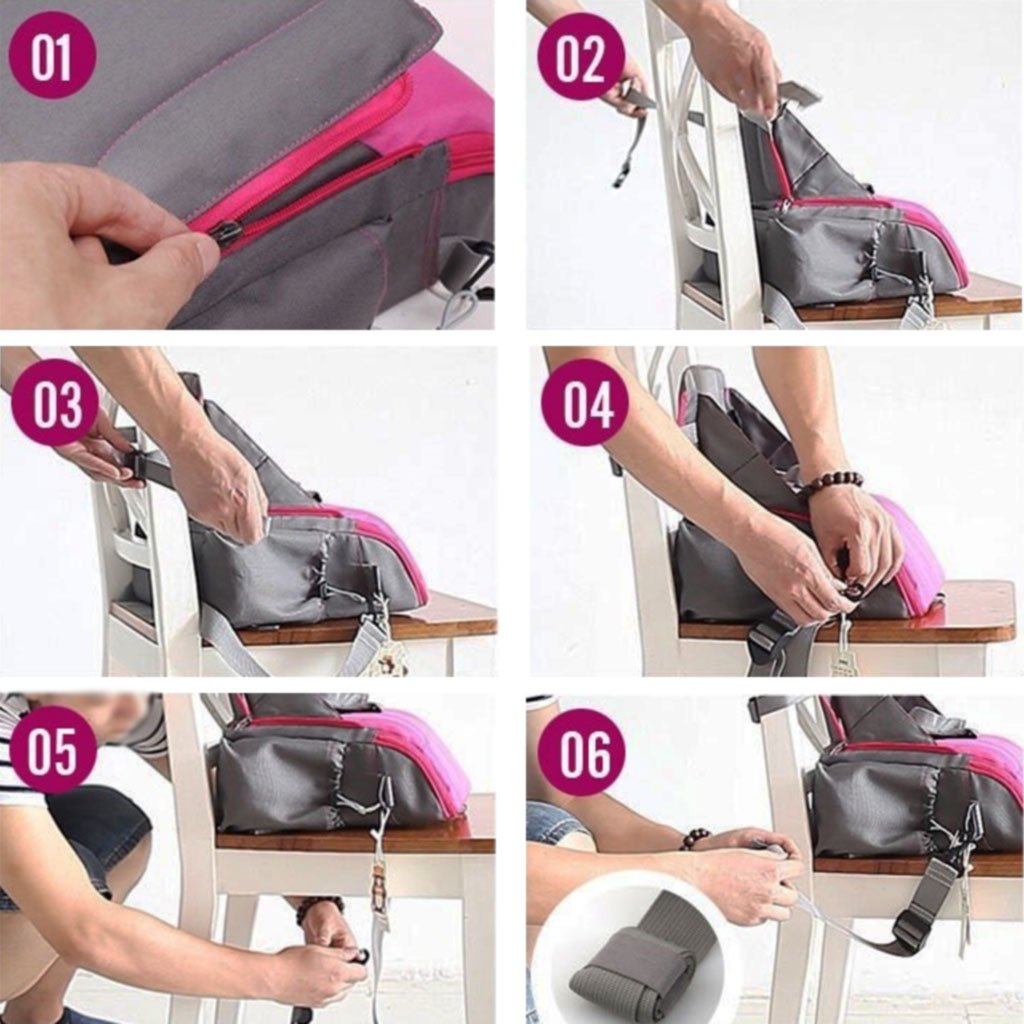 2-in-1 Portable Baby Booster Seat