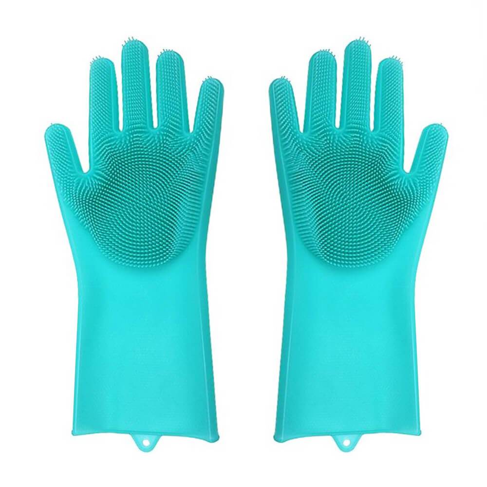 Multipurpose Silicone Gloves with Scrubber Left & Right