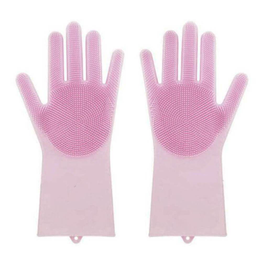 multipurpose dish washing glove pink pair