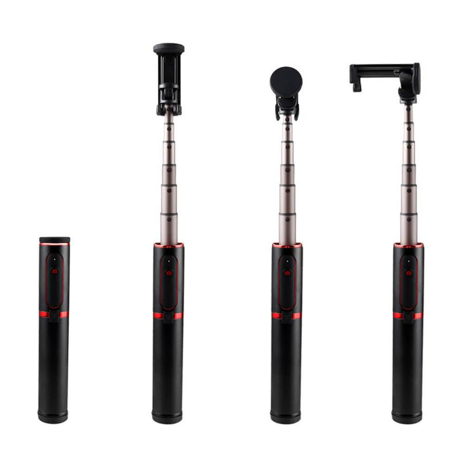 selfie stick with tripod and remote - 3 in 1 Wireless Aluminum Tripod and Selfie Stick 