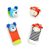 Adorable Best Selling Animal Wrist and Foot Socks Rattle