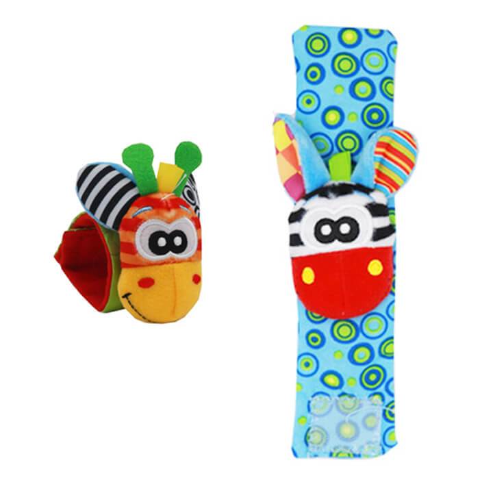 Adorable Best Selling Animal Wrist and Foot Socks Rattle