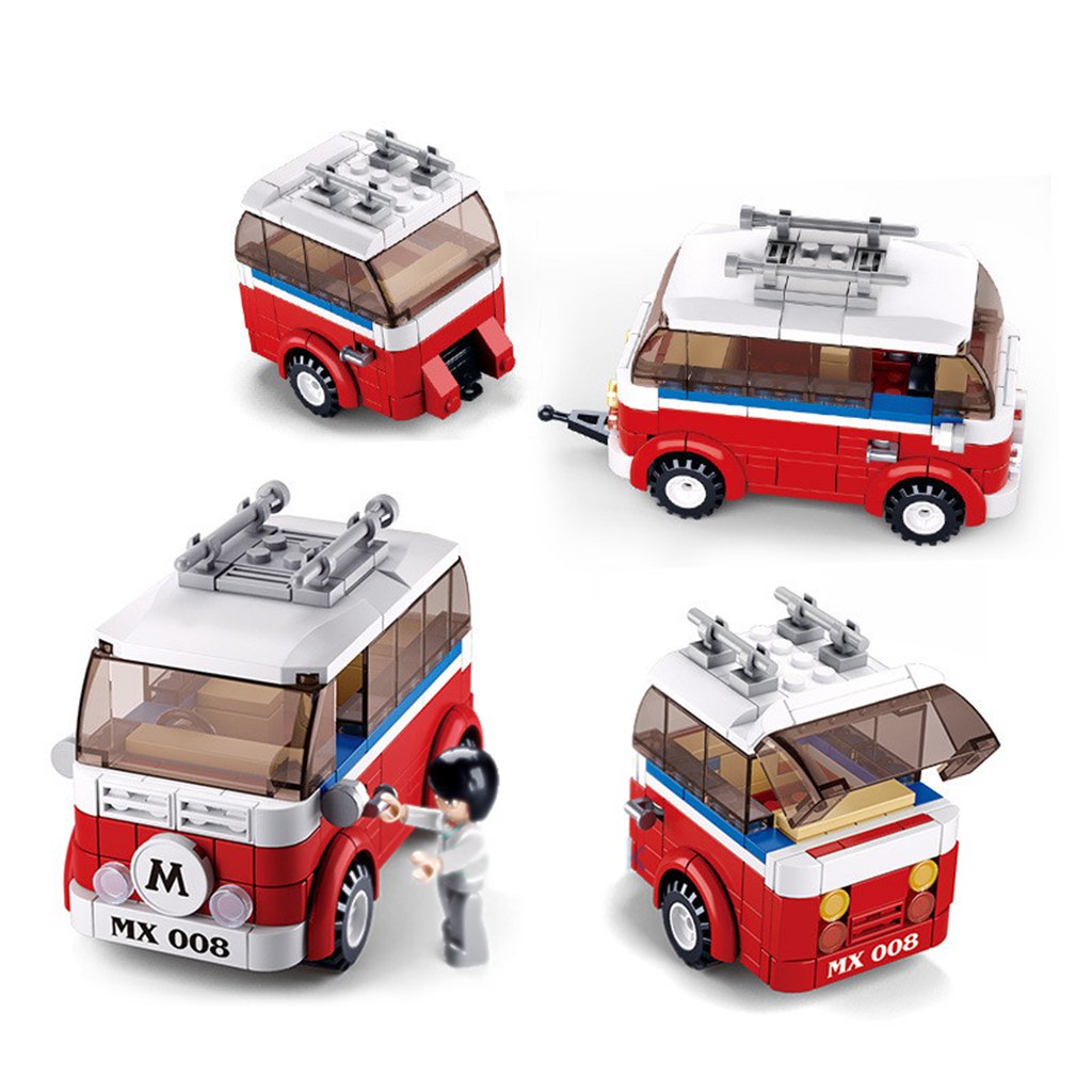 Brick Toy Set 324 Pieces Camper DYI