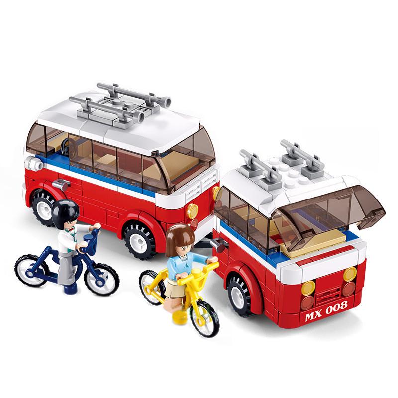 Brick Toy Set 324 Pieces Camper DYI