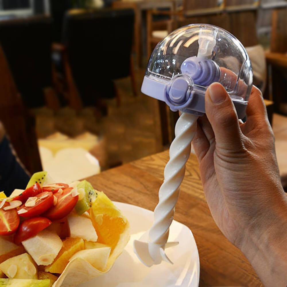 Effortless Protein Powder Shaker Bottle Spiral Steering Leakproof 500ml