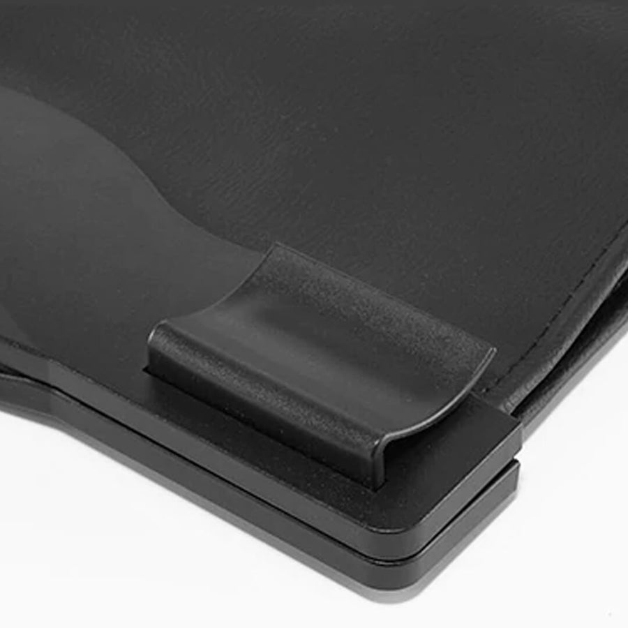 large car trash bag holder and organizer with LED light & magnets clip on - Foldable Car Storage Bag