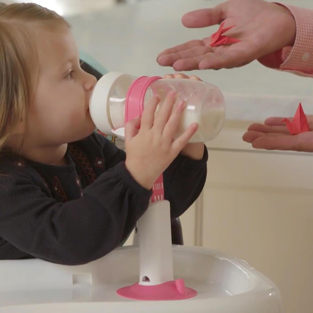 Hands Free Baby Bottle Holder