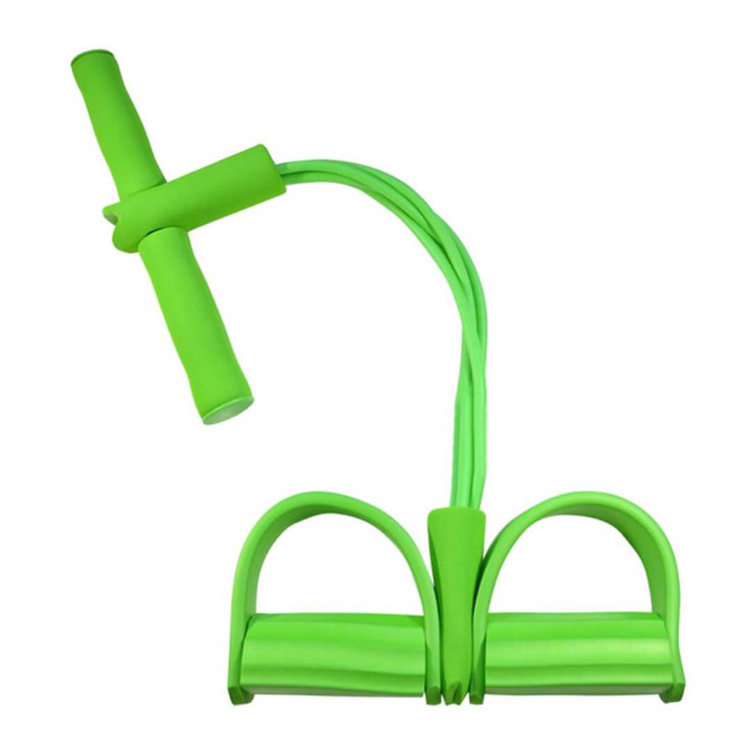 best resistance band workouts for core - Latex Elastic Pedal Pull Rope Green