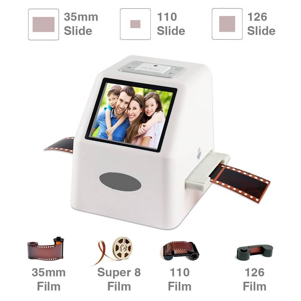 22mp all-in-1 film & slide scanner Portable All-in-One Film and Slide Scanner