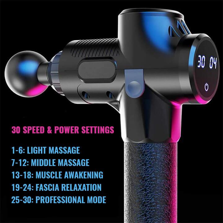 PowerPulse Deep Tissue Massager 2400mAh 6 hour battery