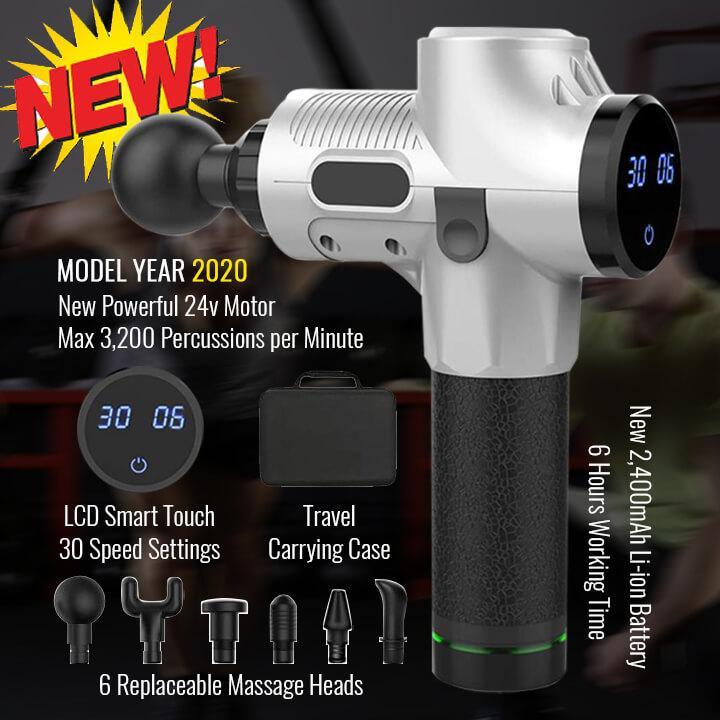 PowerPulse Deep Tissue Massager Best 2020 Silver