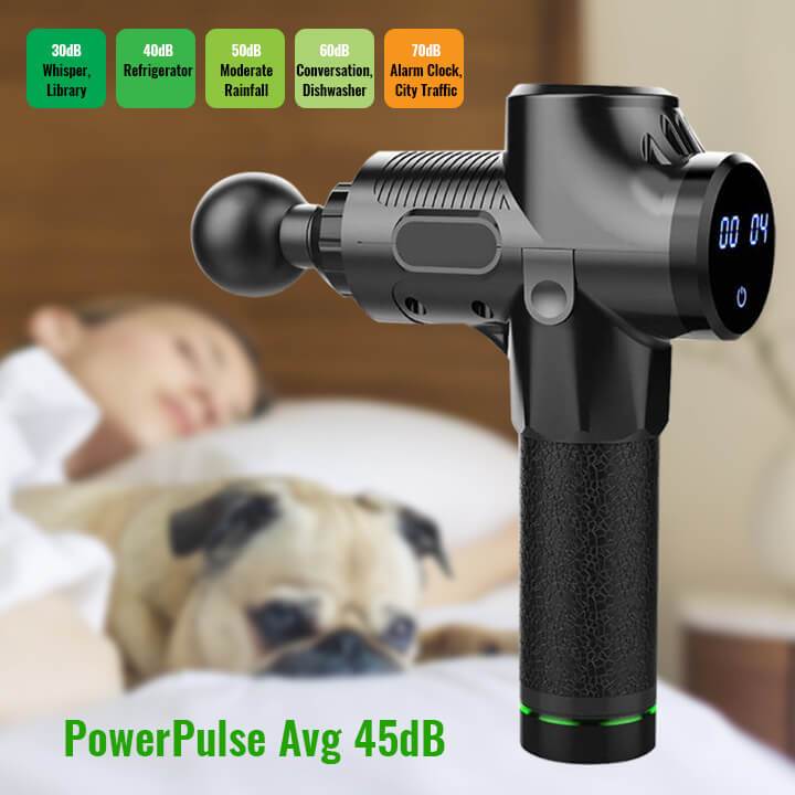 PowerPulse Deep Tissue Massager Low Noise Best Affordable Massage Gun