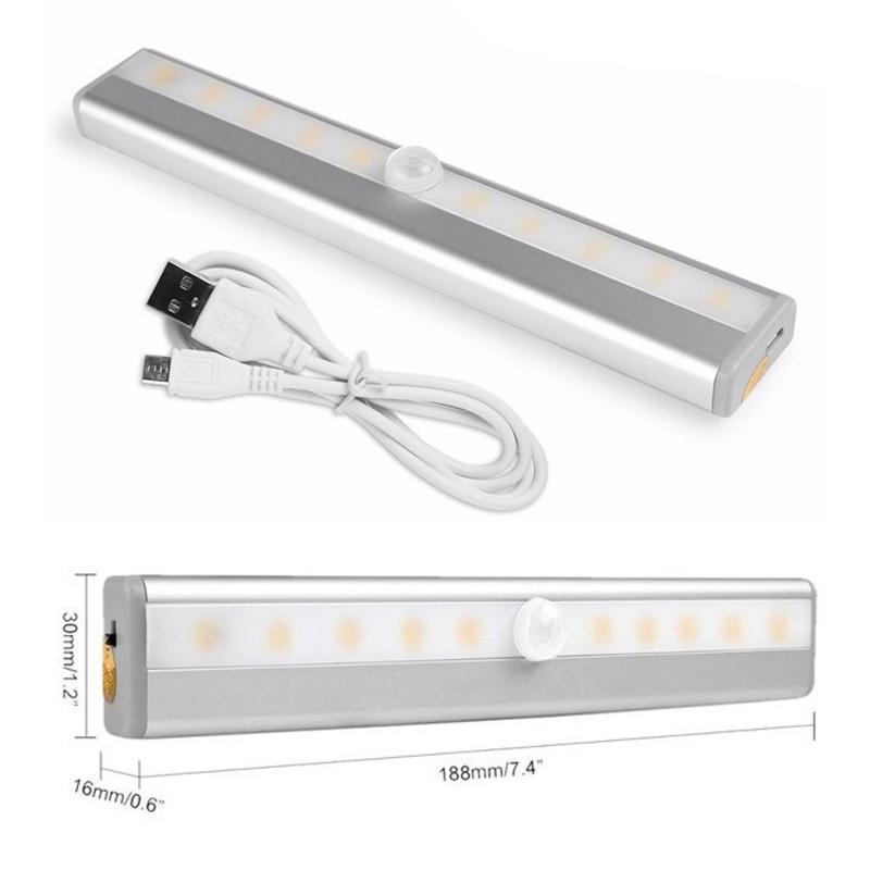 Rechargeable Motion Activated PIR LED Light