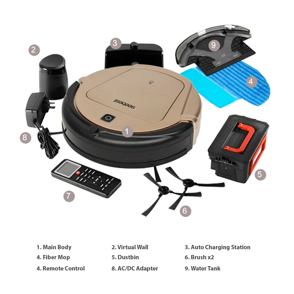 2018 Robotic Smart Vacuum Cleaner
