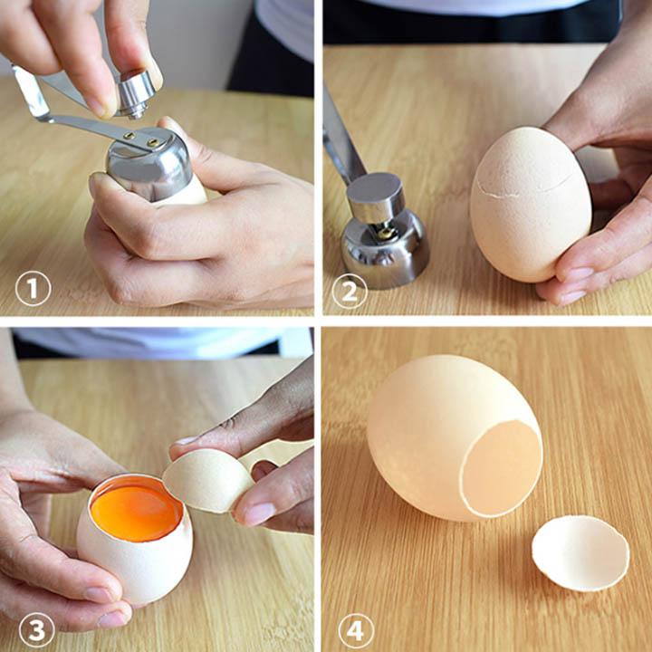 Stainless Steel Egg Shell Top Cracker