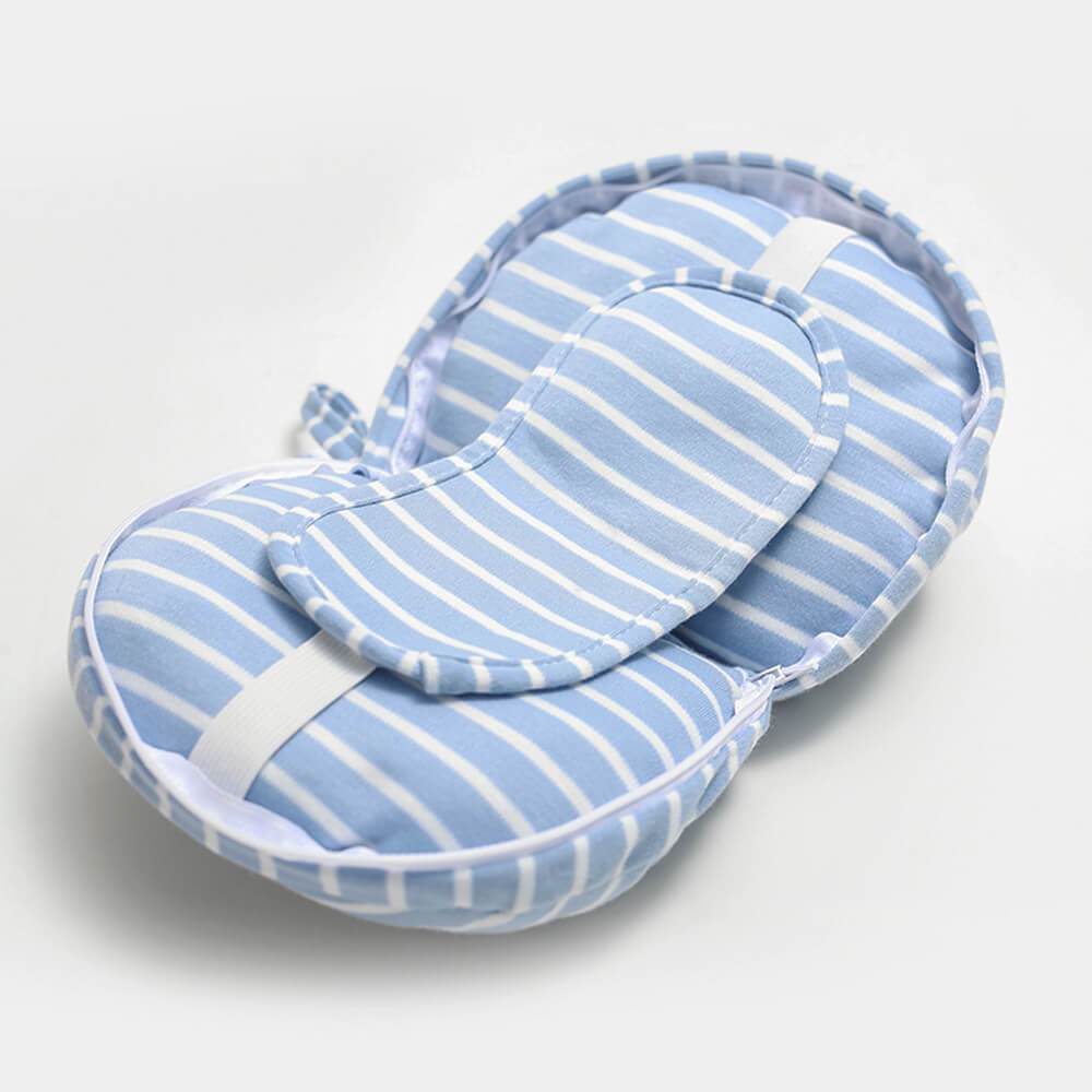 Travel Self-contained Eye Mask and Pillow Zip & Flip Travel Pillow