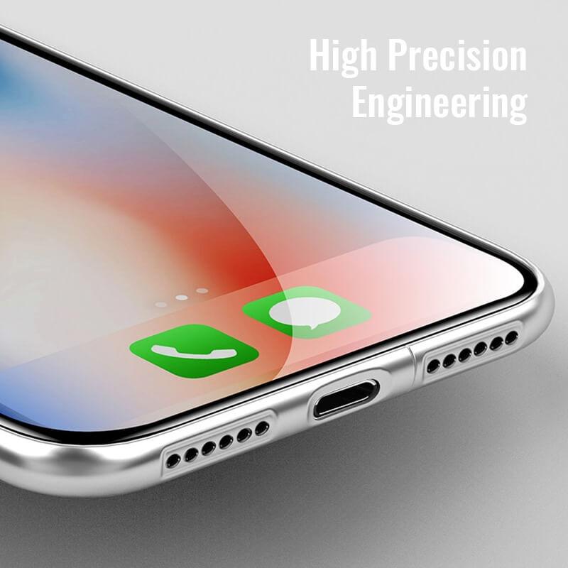 Two Tone Tight Fit Magnetic Metal iPhone Case 2019 Super Slim Cover with Kickstand Silver Precision Engineering Phone X XR XS Max